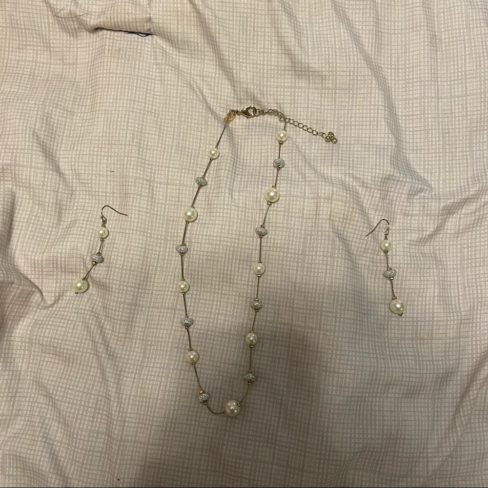 Bridesmaid Necklace and Earring Set